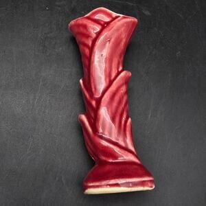 Shawnee Red Pottery Bud Vase Vintage Ceramic Small